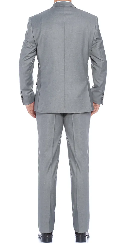 (36S) Slim Fit 2 Piece Gray Suit