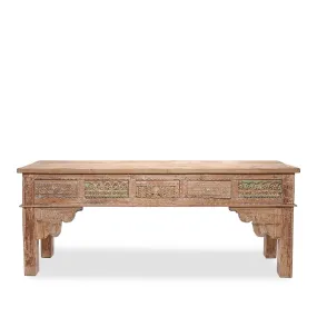 5 Drawer Painted Console Table Made From Reclaimed Teak