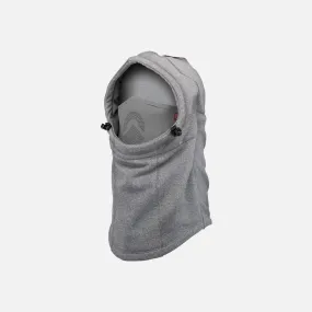 Airhole Laser Polar Fleece Airhood - Heather Grey
