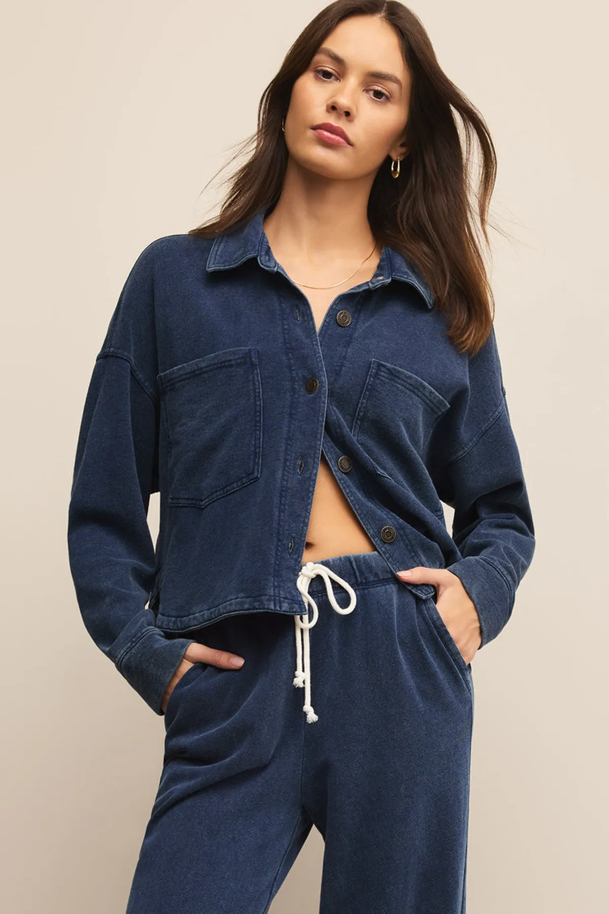All Day Cropped Knit Jacket