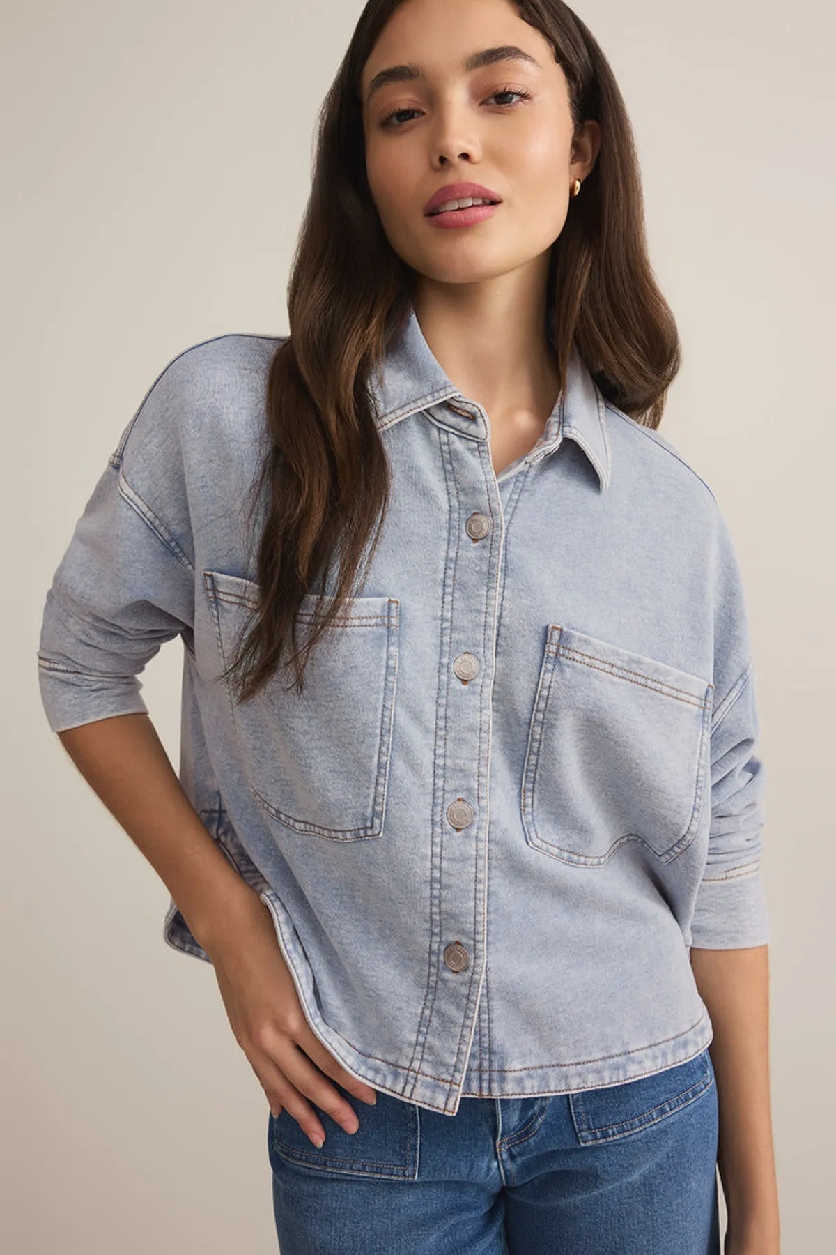 All Day Cropped Knit Jacket