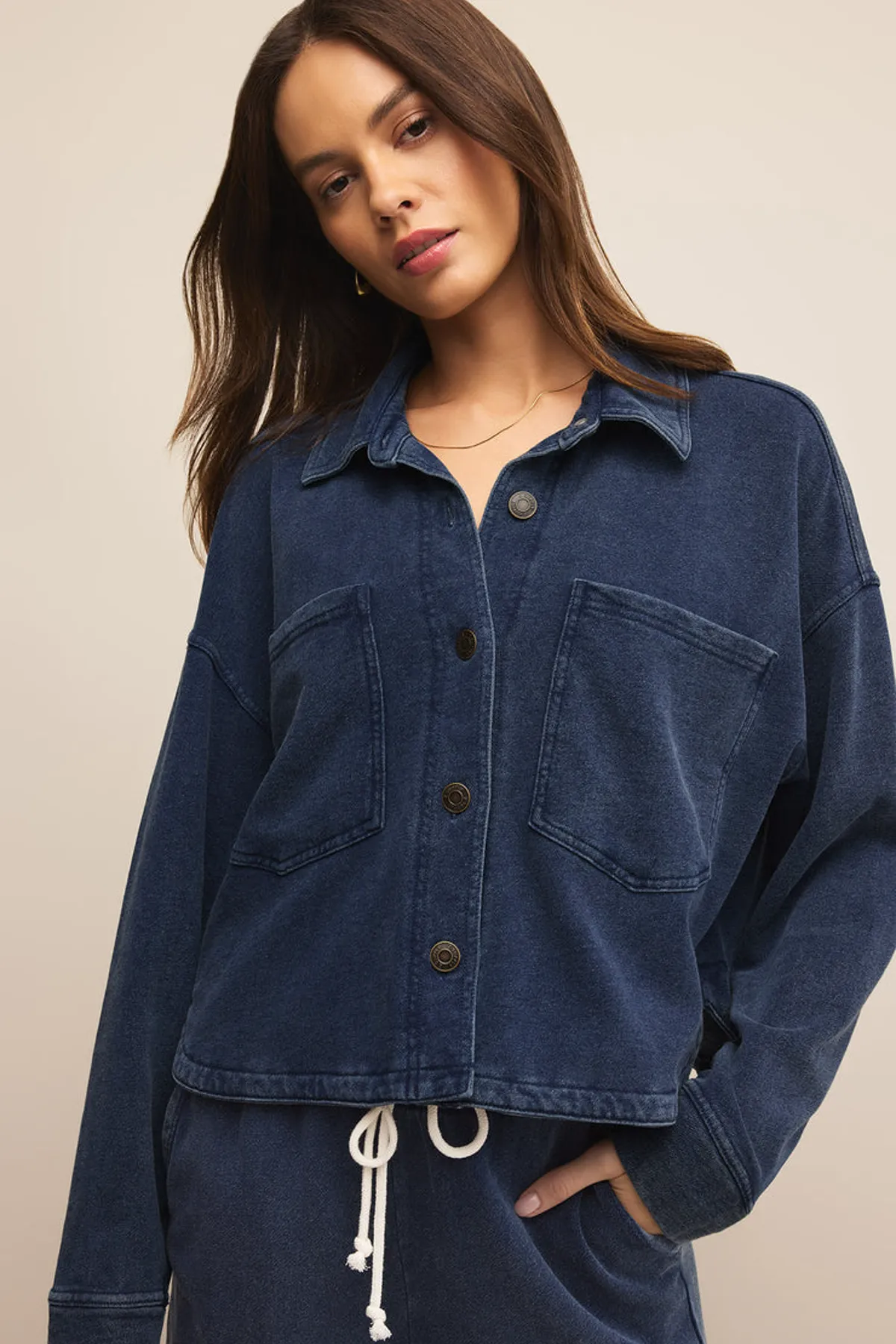 All Day Cropped Knit Jacket
