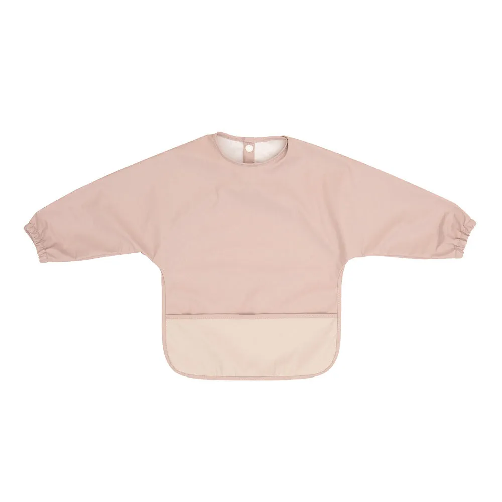 All4Ella Recycled Long Sleeve Bib Two-Tone Pink