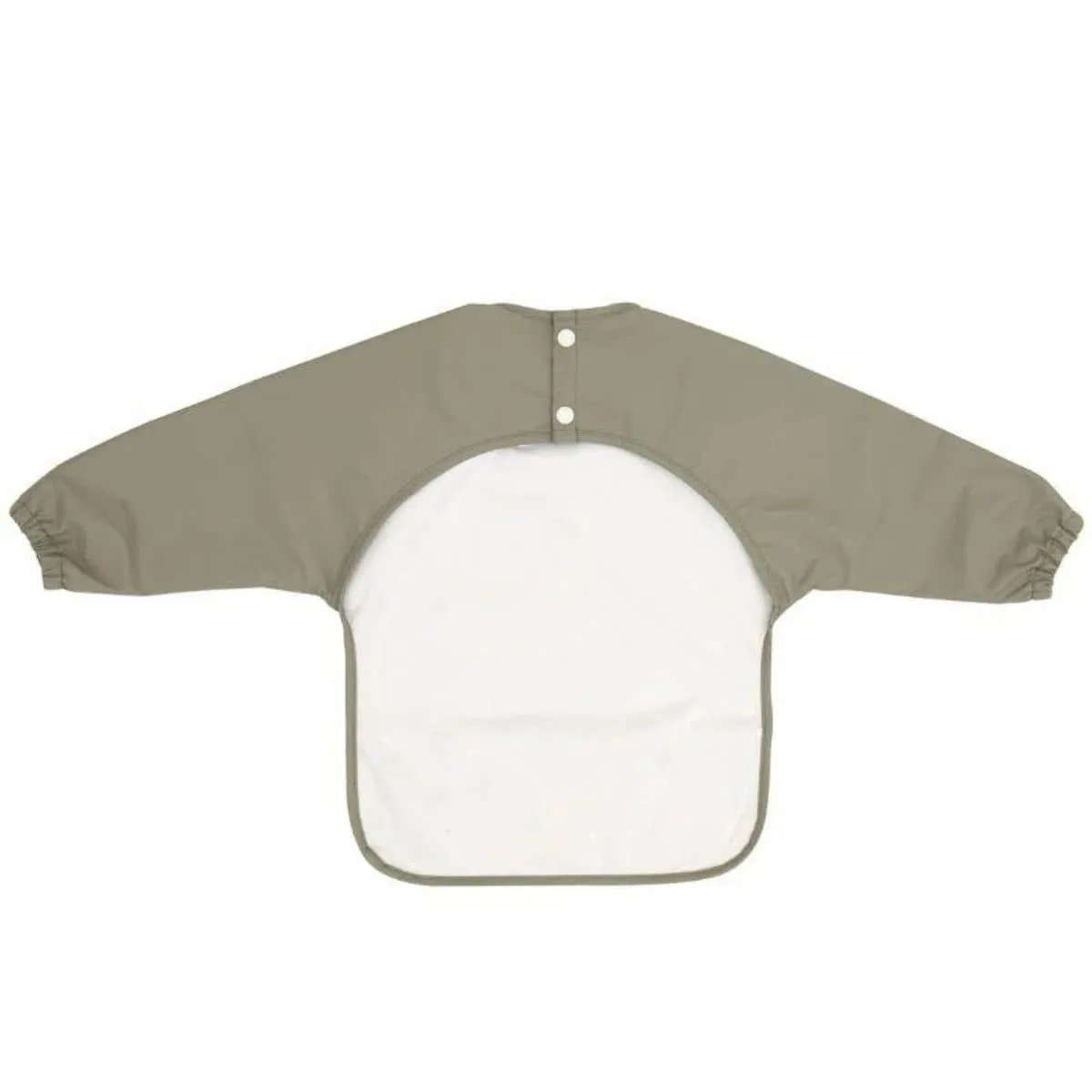 All4Ella Recycled Long Sleeve Bib - Two-tone Sage