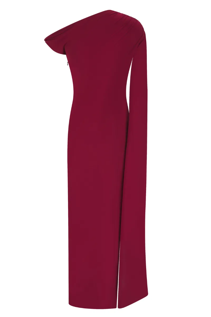 BEGONIA MIDAXI DRESS IN RED