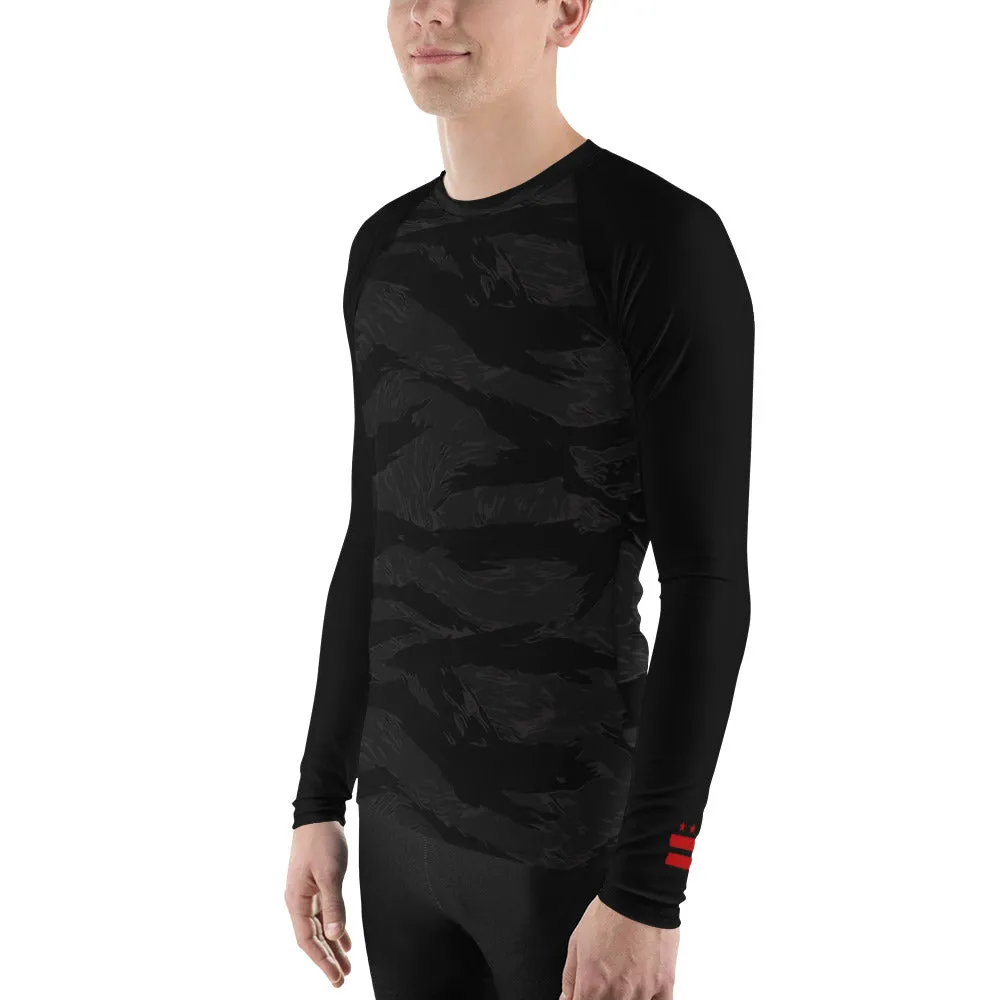 BETA Monochrome Tiger Camo Men's Rash Guard