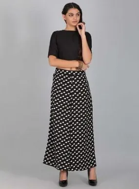Black Flared Culottes