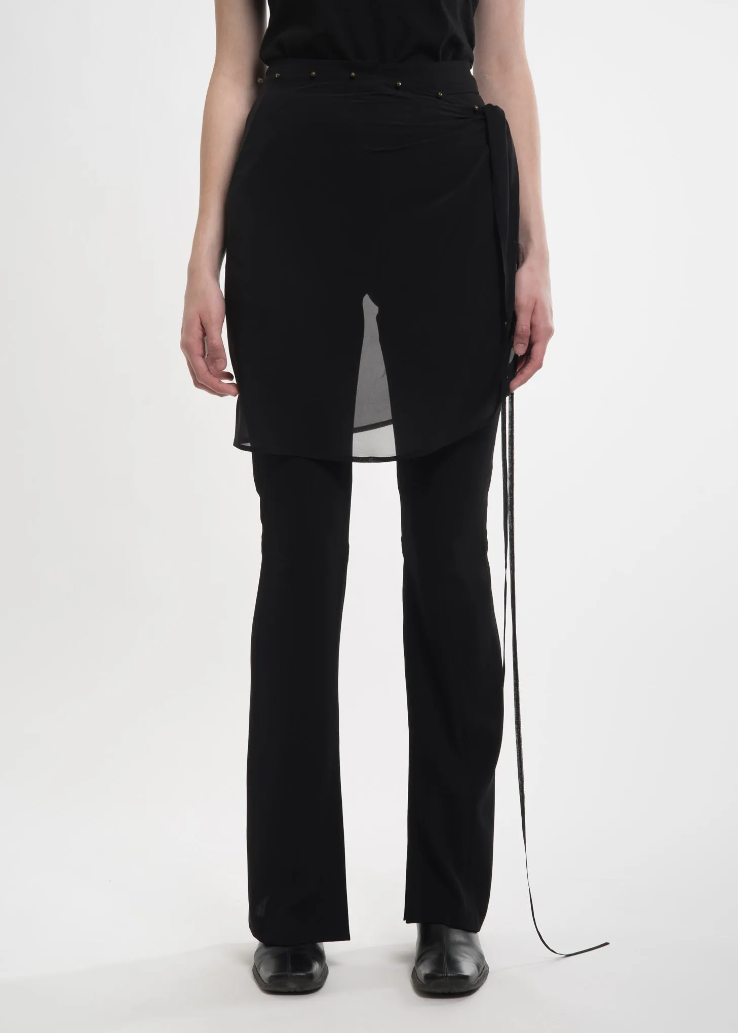 Black Pants w/ Scarf