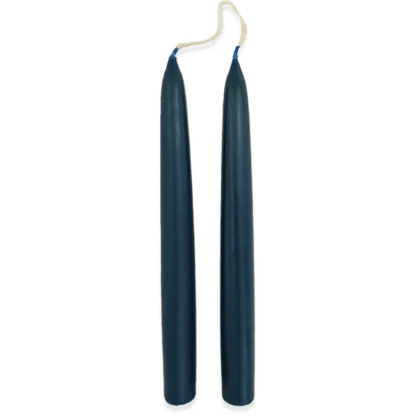 Blue Beeswax Tapers - 7/8" x 8"