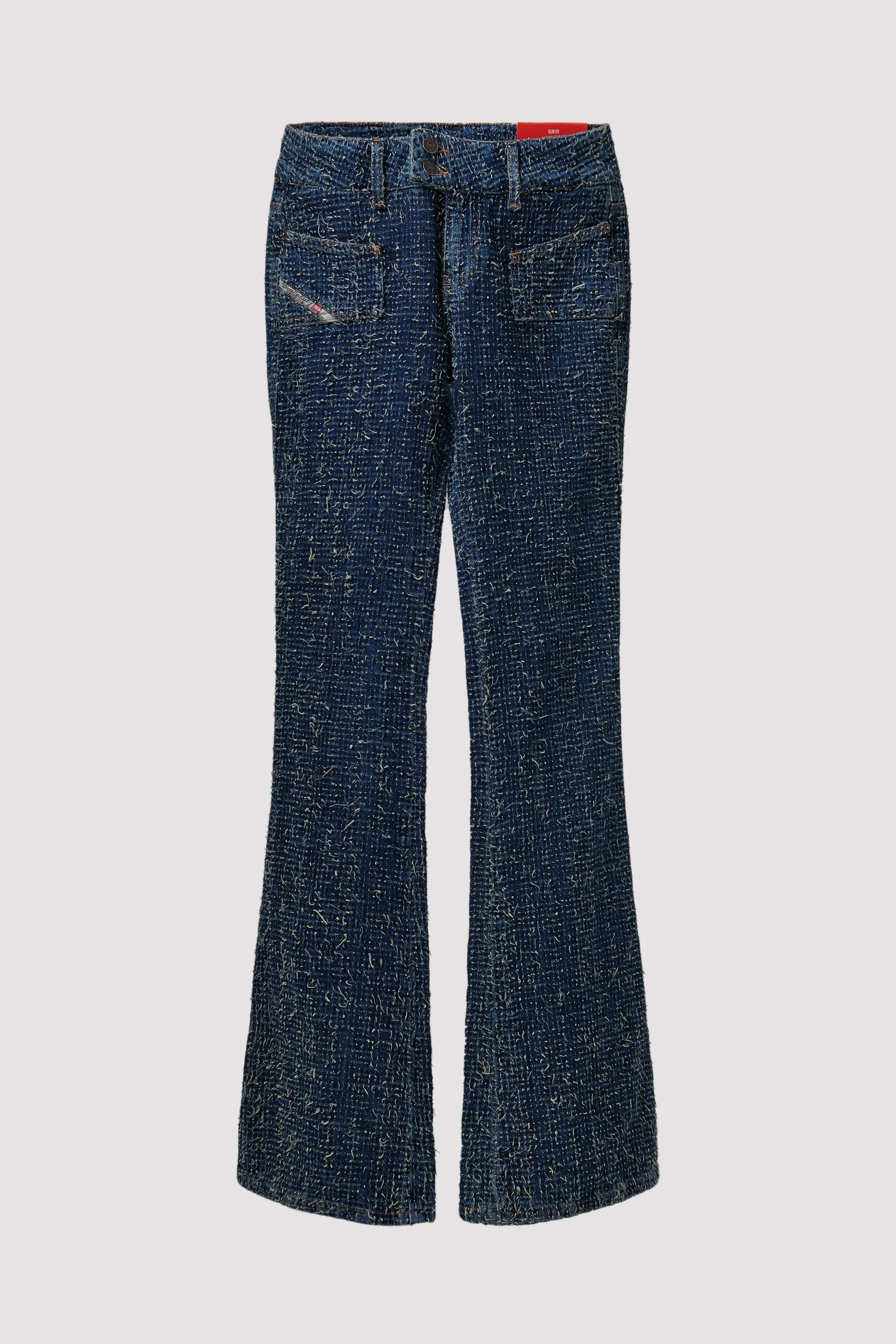 Blue Embellished Denim Jeans