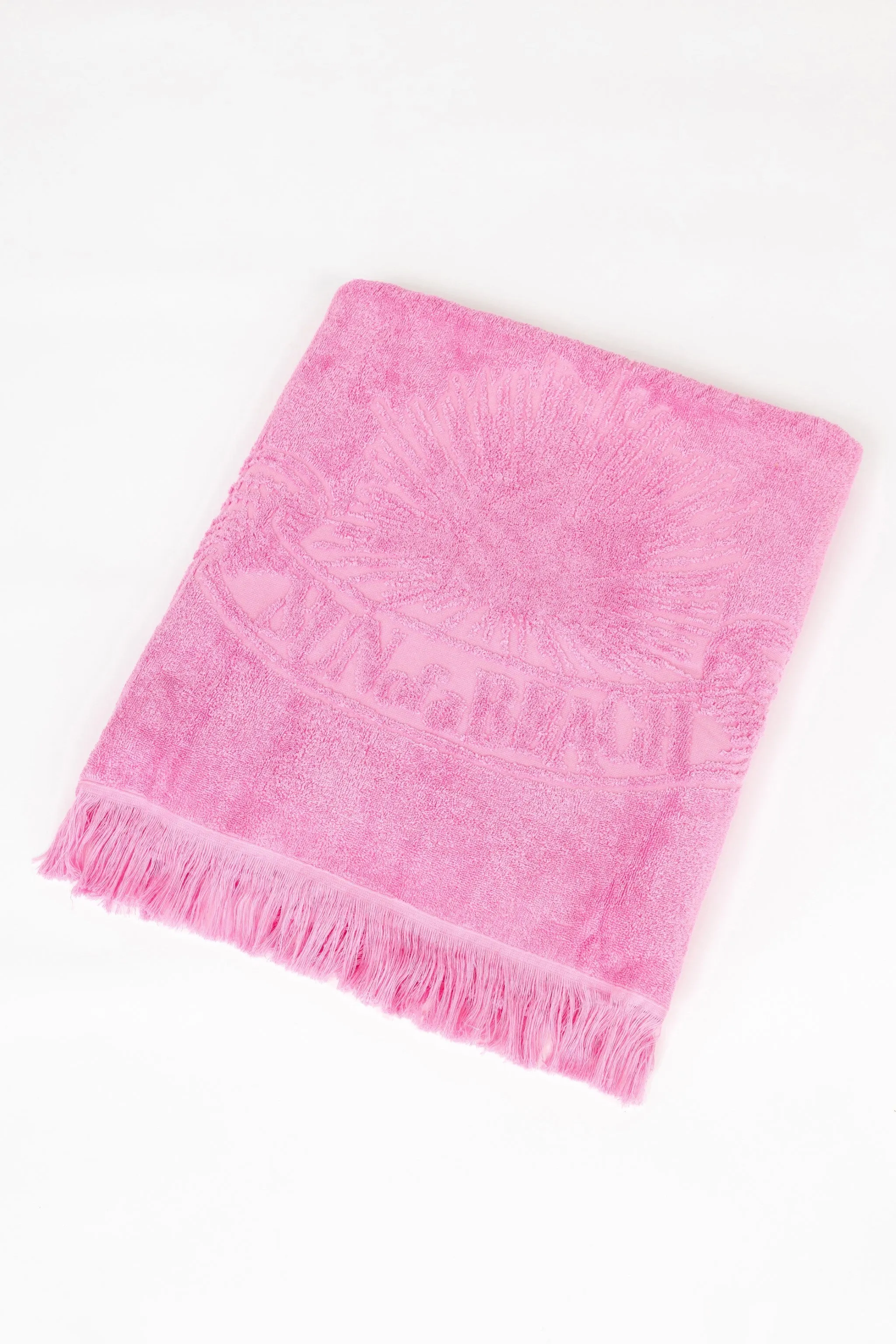 Bubblegum | Kids' Monochrome Beach Towel