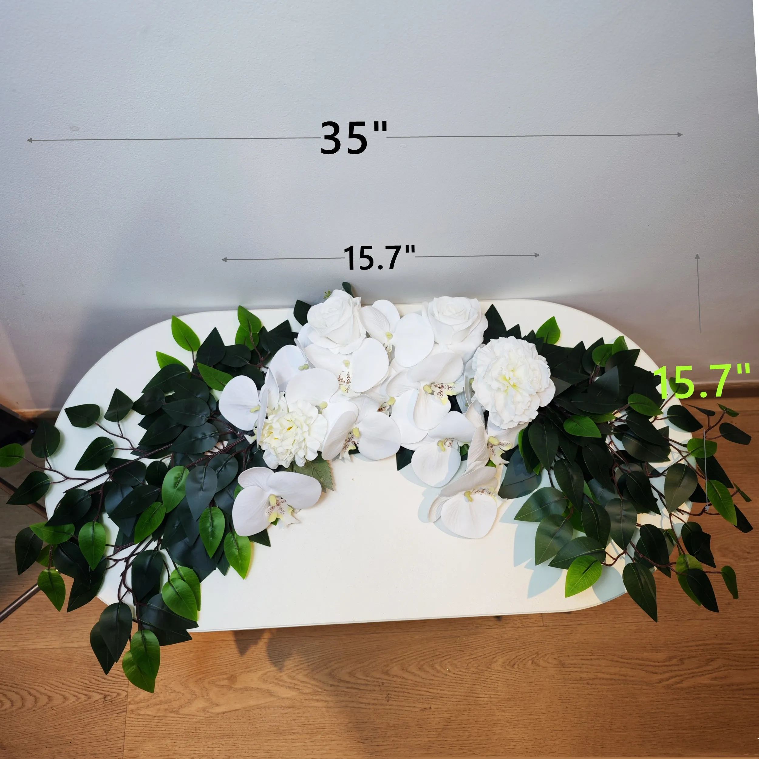 Bulk Wedding Arch White Flowers Swag Flowers Table Flower Hanging Ornament Wholesale