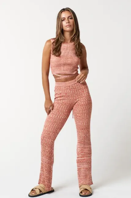 Carma Knit Top and Pants Set