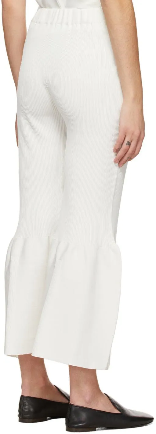 CFCL White Portrait Lounge Pants