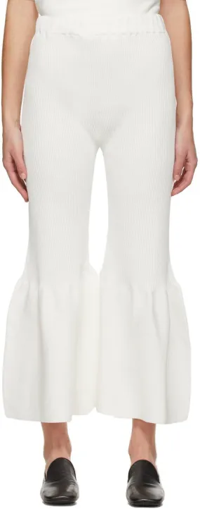 CFCL White Portrait Lounge Pants
