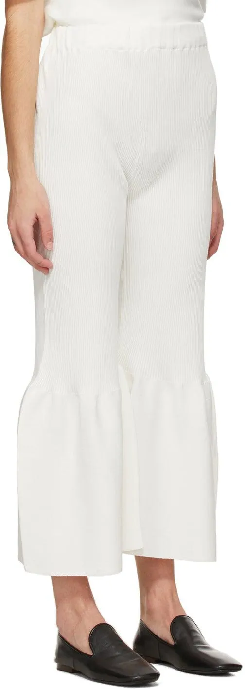CFCL White Portrait Lounge Pants