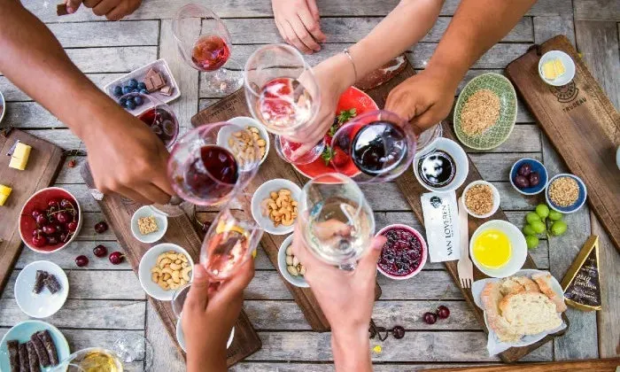 Choice of food & wine pairing including tour and a bottle of wine