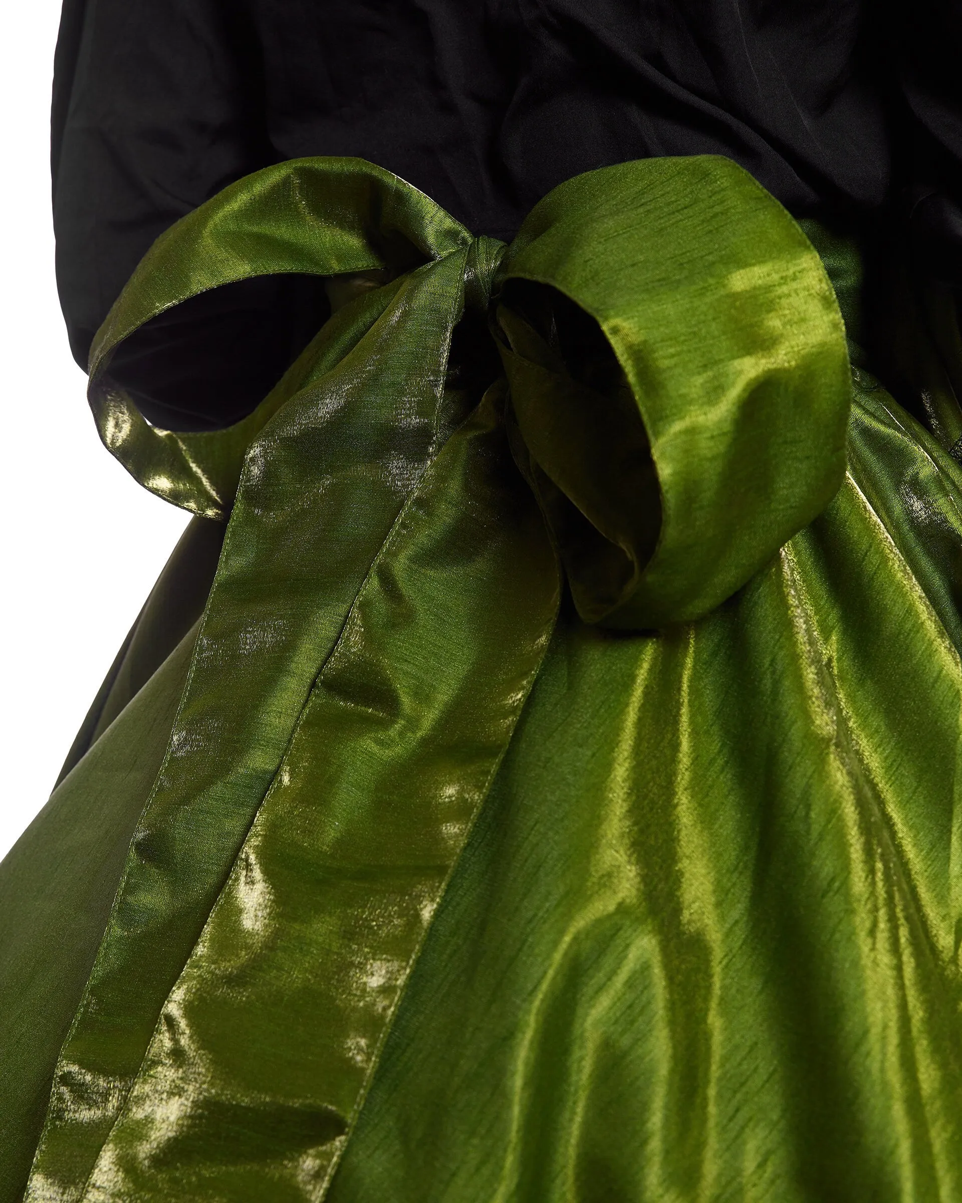 Civil War - Historical Reenactment - Dickens - Victorian Women Costume - Fantasy Cosplay Organza Skirt Cape & Sash - Reminisce Brand