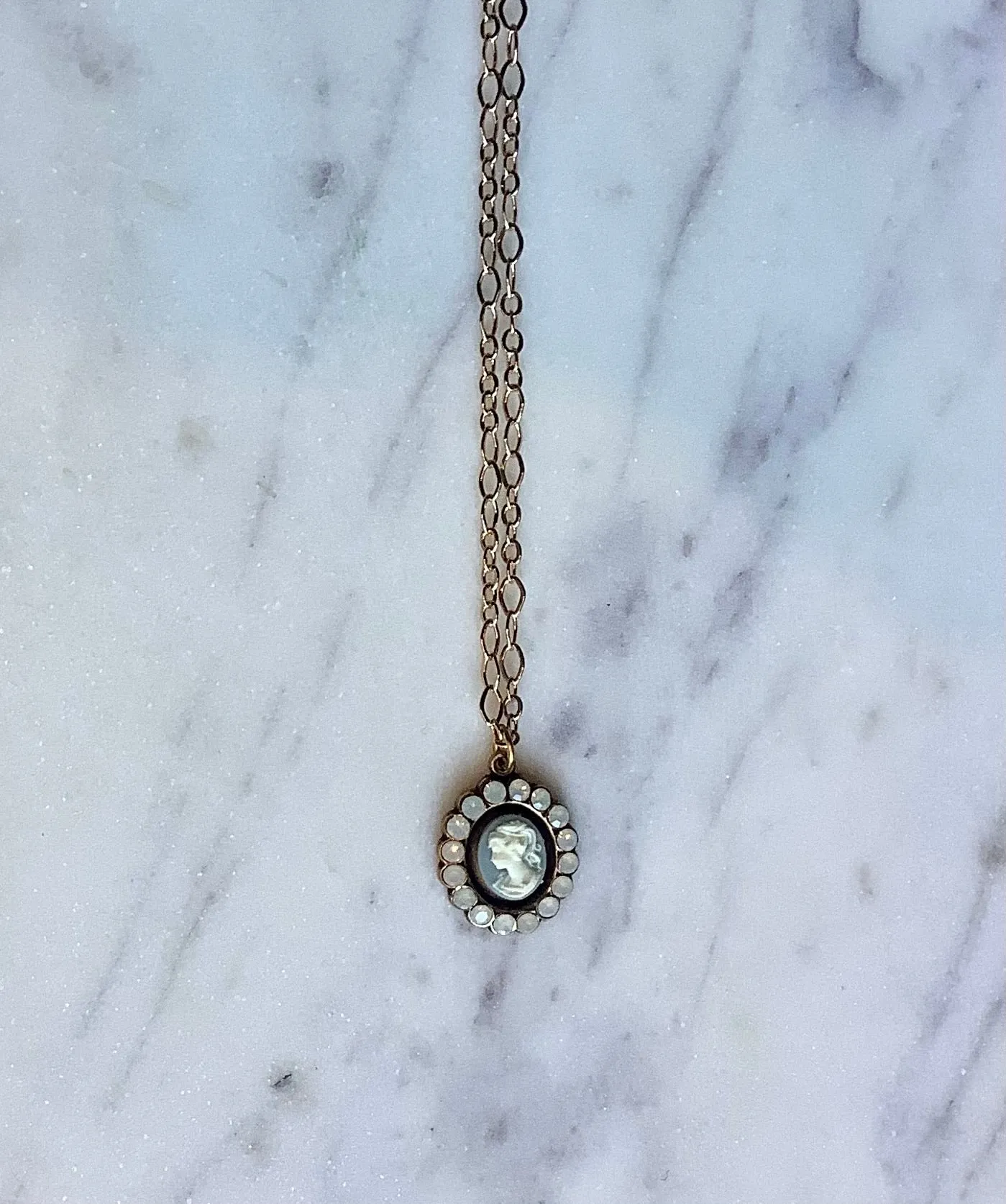 Claire Cameo Necklace