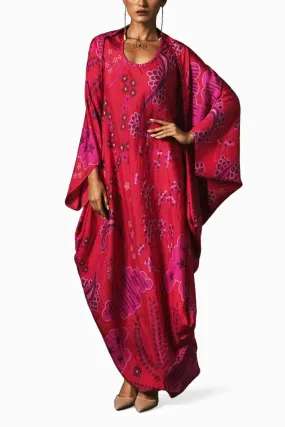 Clematic Dress with Cape