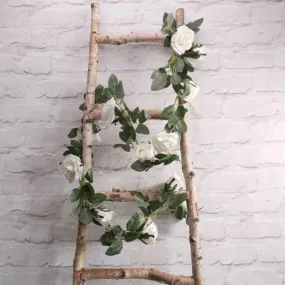 Cream Artificial Rose Garland