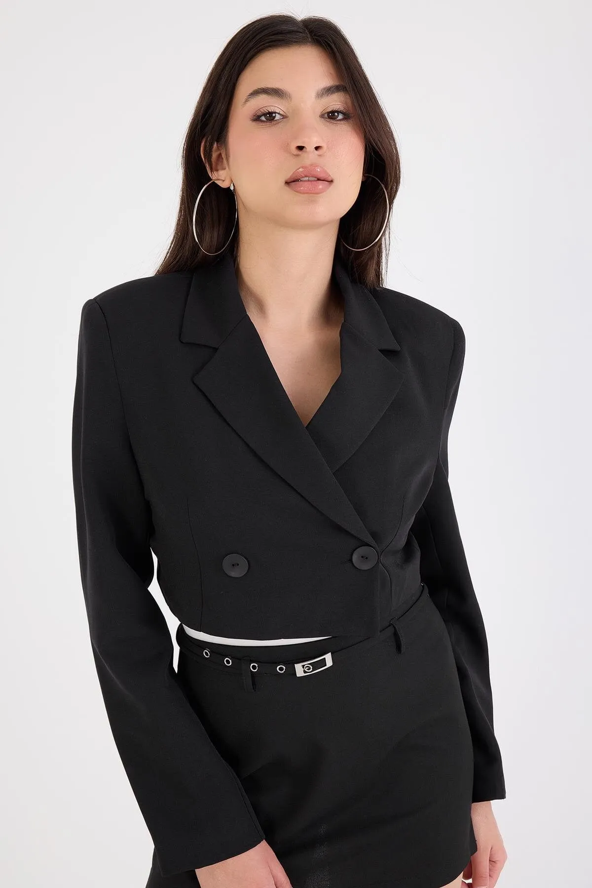Crop Blazer Jacket