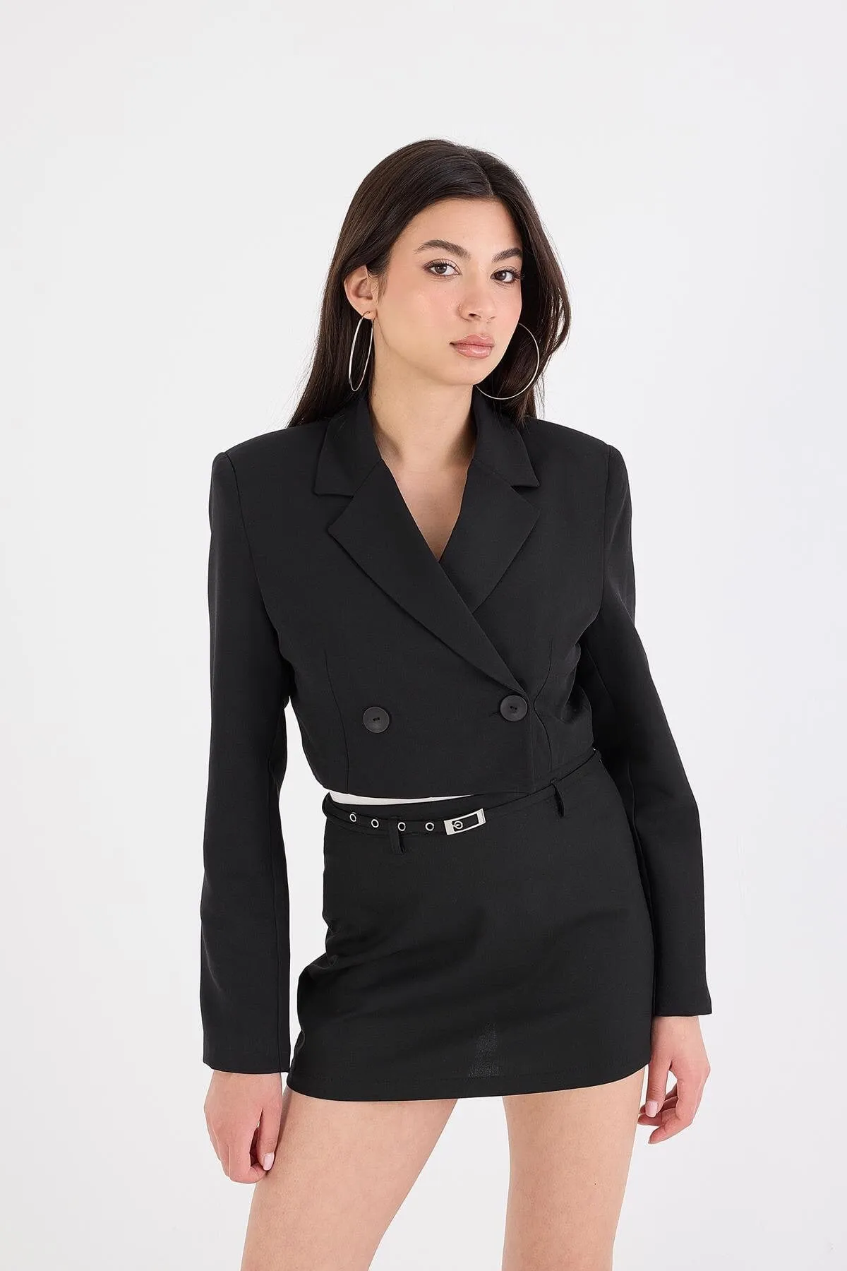 Crop Blazer Jacket