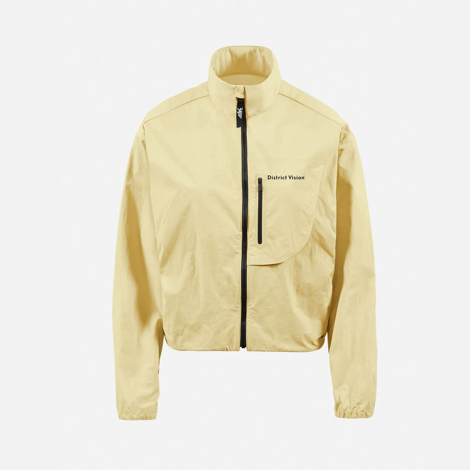 Cropped Recycled DWR Jacket, Ghee