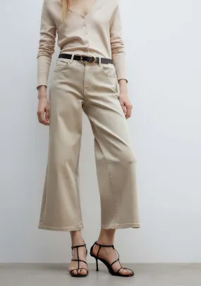 Culotte jeans - Green Mink