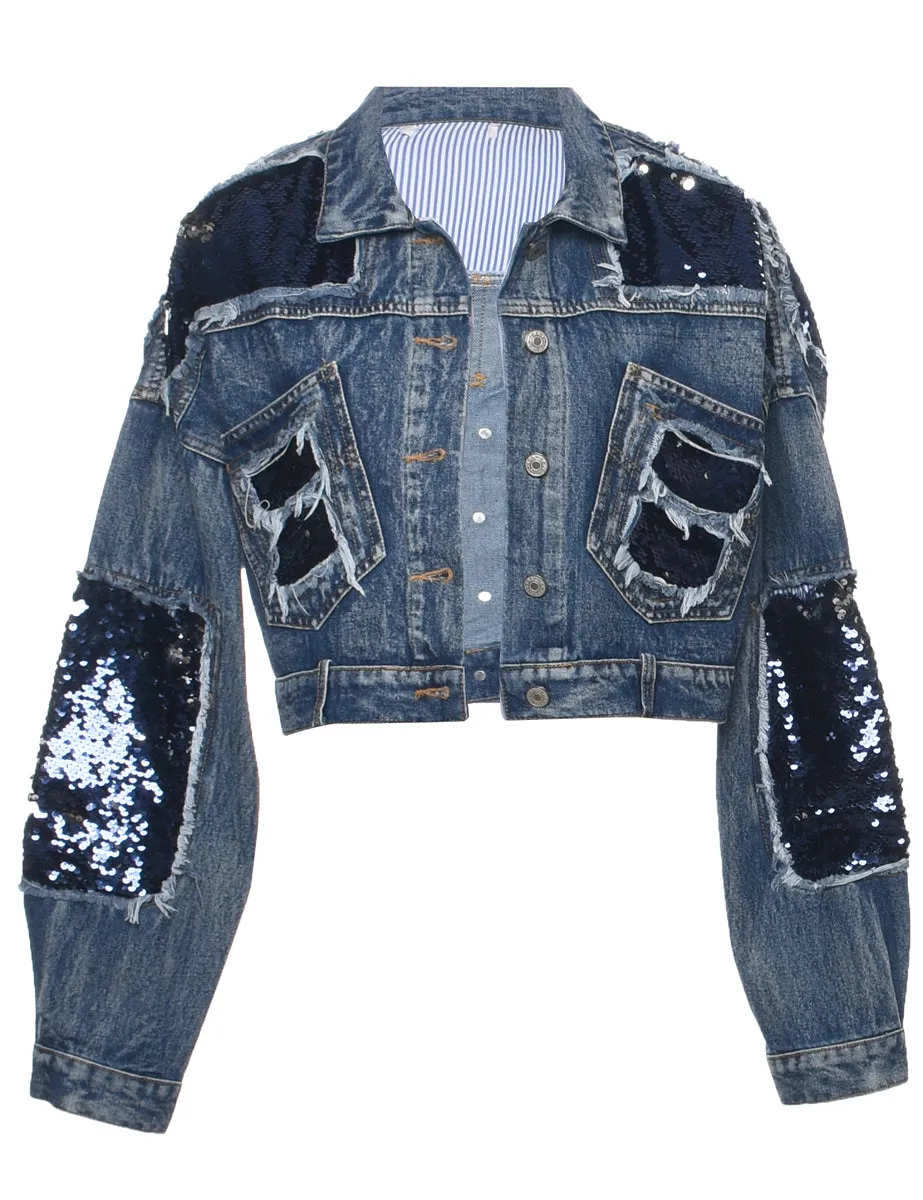Dark Wash Denim Jacket - XL