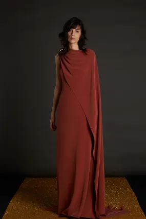 Elegant Asymmetrical Dress with Flowing Silhouette