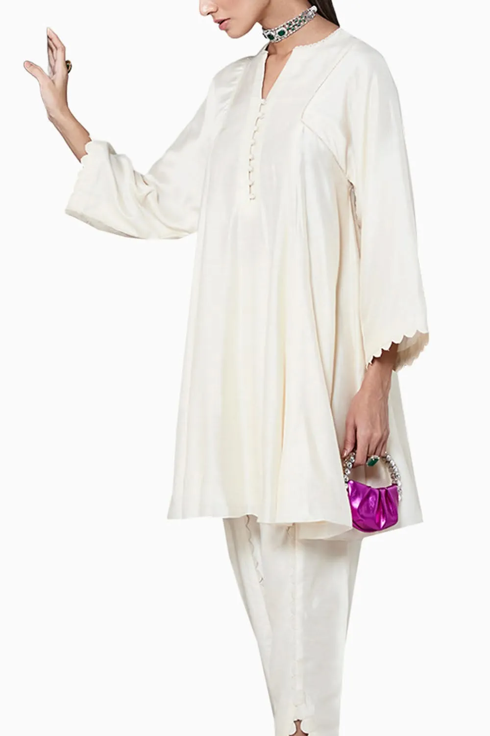 Eloise Ivory Kurta Set