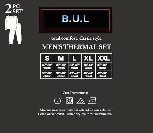 Extreme Hot 0.45 TOG Men's thermal underwear Vest Long John Set Baselayer Size S-XXL