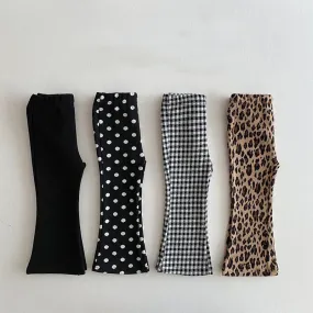 Flared Graphic Pants