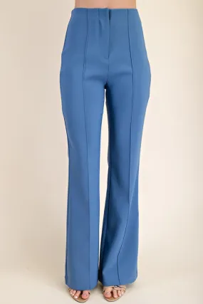 Flared High-Waisted Pants