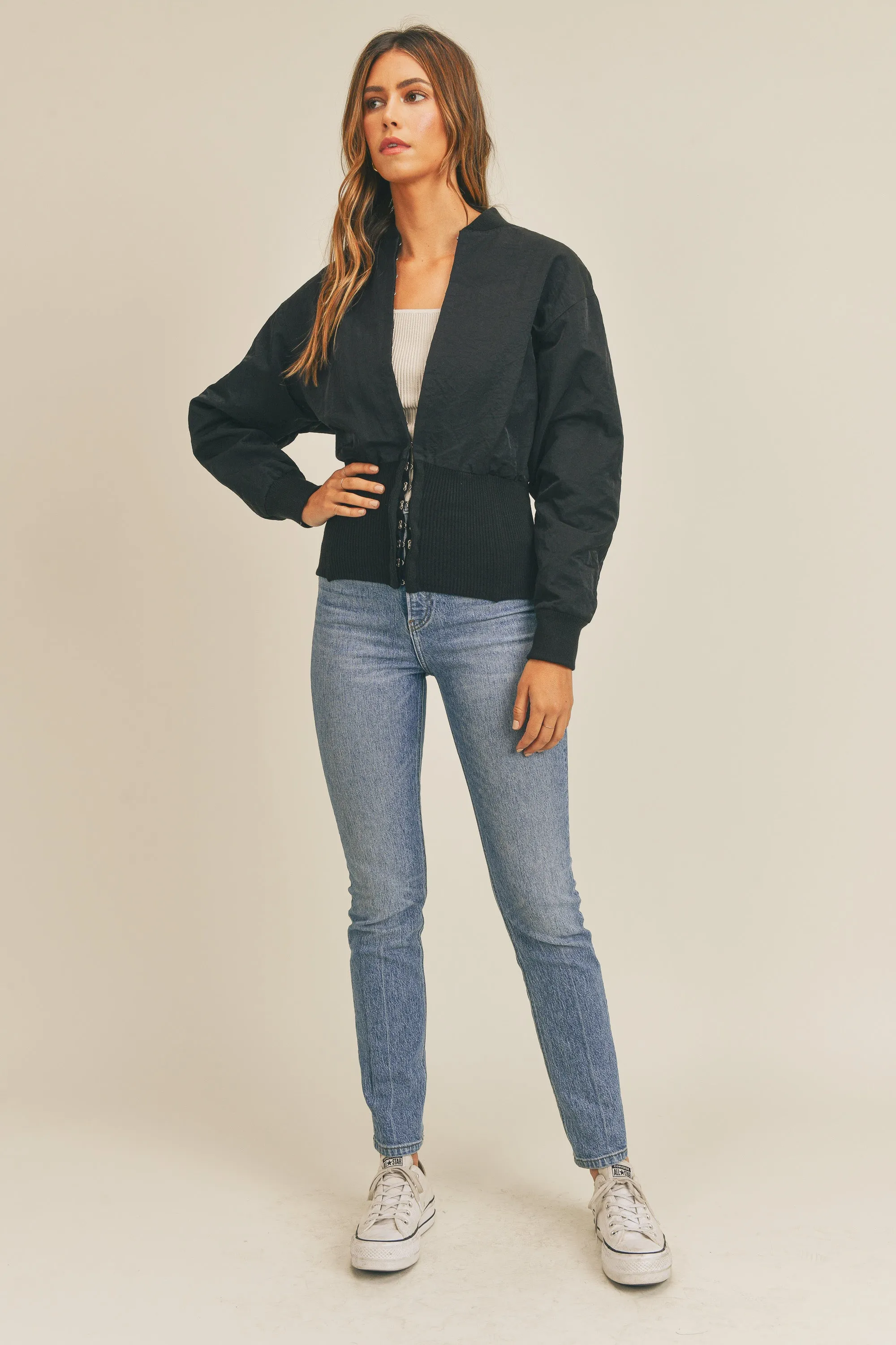 GAIA LONG SLEEVE TWO WAY JACKET