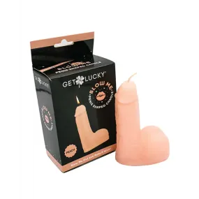 Get Lucky 5" Blow Me Penis Candle - Peach