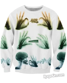 Inverted X-Ray Crewneck Sweatshirt