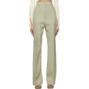 Jacquemus Green Le Pantalon Sauge Trousers