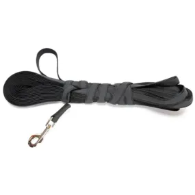 JULIUS K9 "SUPER GRIP"  Extra Long Leash Black 20mm - 10ft/3m