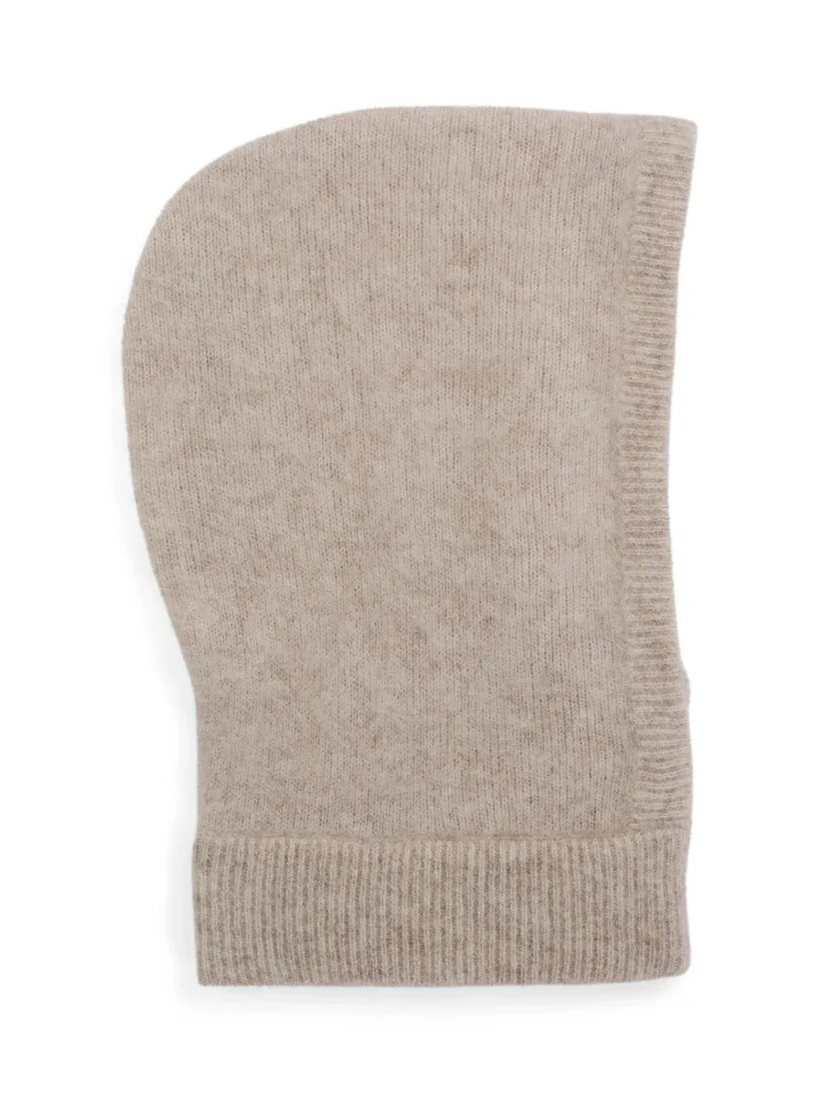 Kajsa Chunky Balaclava Beige Melange
