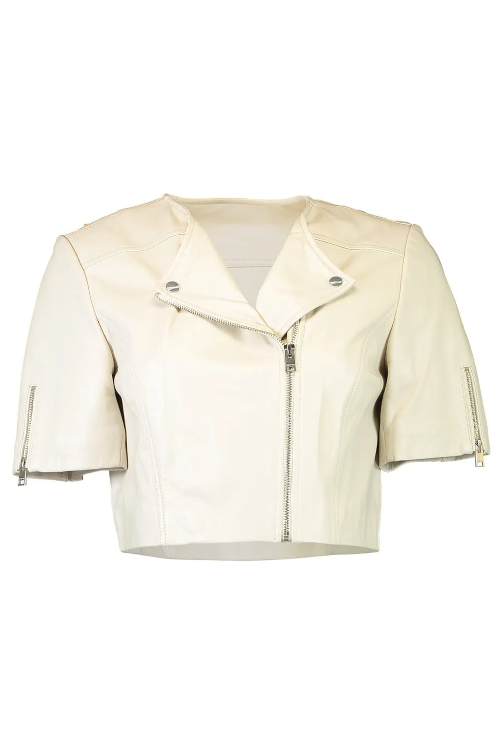 Kirsi Cropped Jacket - Bone