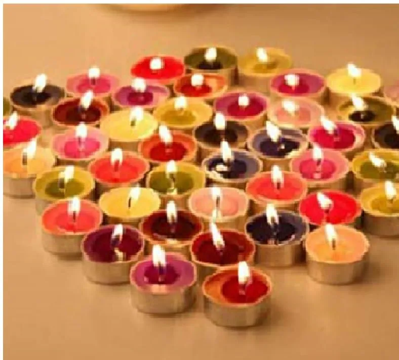 Kuber Selection 2-3 Hours Pack of 150 Pcs Multicolor Long Burning Unscented, Smokeless Paraffin Tea Candles for Home, Pool, Shabbat, Weddings & Emergencies (Pack of 150 Pcs 2-3 Hours, Multicolor)