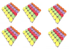 Kuber Selection 2-3 Hours Pack of 150 Pcs Multicolor Long Burning Unscented, Smokeless Paraffin Tea Candles for Home, Pool, Shabbat, Weddings & Emergencies (Pack of 150 Pcs 2-3 Hours, Multicolor)