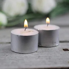 Kuber Selection 7-8 Hours Pack of 60 Pcs Long Burning Unscented Tea Light Candles, Smokeless Paraffin Tea Candles for Home, Pool, Shabbat,Weddings & Emergencies (Pack of 60 Pcs, White)