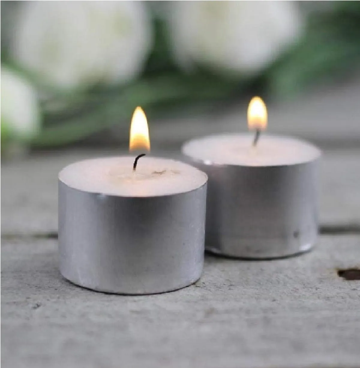 Kuber Selection 7-8 Hours Pack of 70 Pcs Long Burning Unscented Tea Light Candles, Smokeless Paraffin Tea Candles for Home, Pool, Shabbat,Weddings & Emergencies (Pack of 70 Pcs, White)