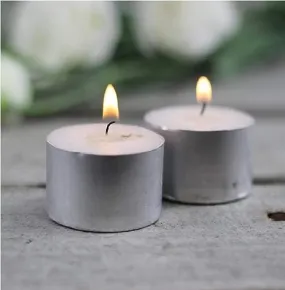 Kuber Selection 7-8 Hours Pack of 80 Pcs Long Burning Unscented Tea Light Candles, Smokeless Paraffin Tea Candles for Home, Pool, Shabbat,Weddings & Emergencies (Pack of 80 Pcs 7-8 Hours, White)