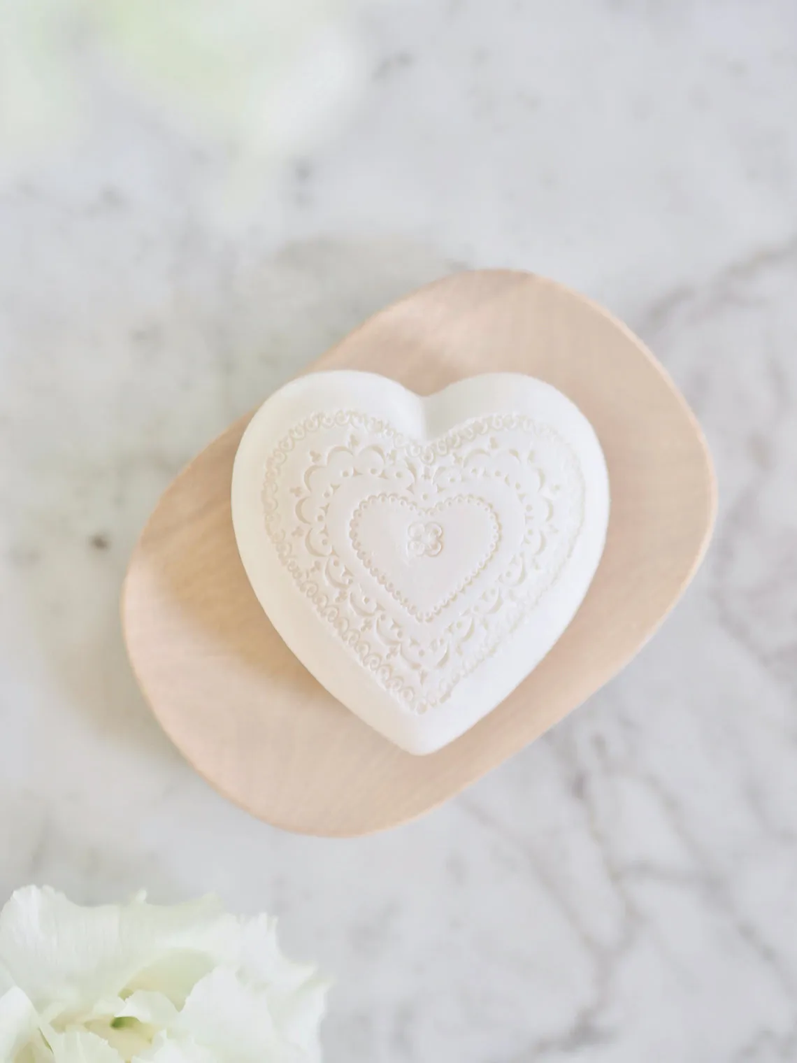 Lacey Heart Soap