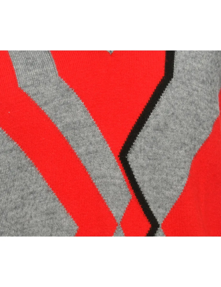 Light Grey Long Sleeved Jumper - M