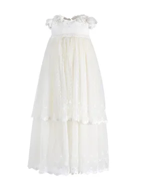 Long Christening Gown for newborn - INOCENCE